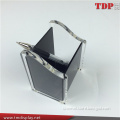 customized deluxe handmade clear black acrylic pen holder for office supplies